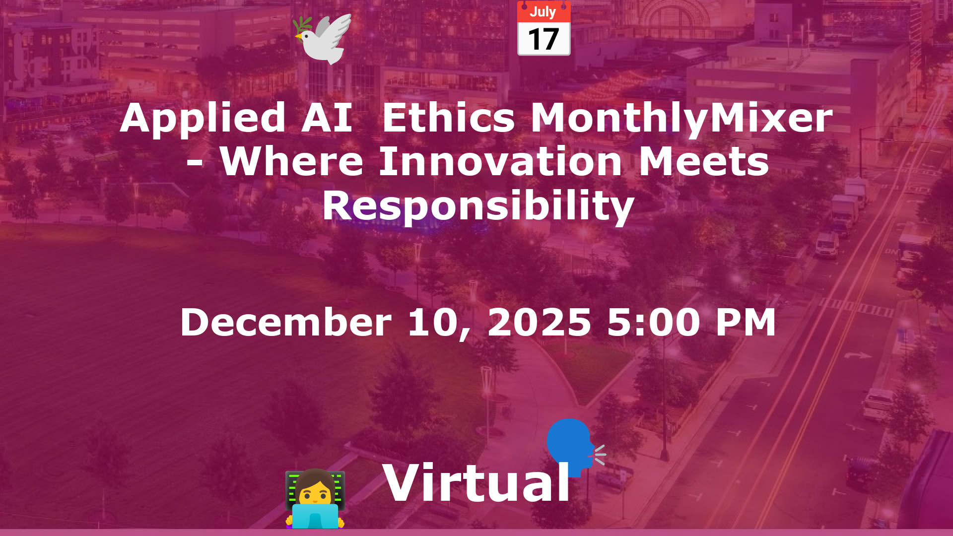 Applied AI  Ethics MonthlyMixer - Where Innovation Meets Responsibility event image